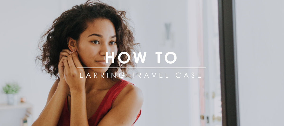 How to Pack Earrings for Travel [DIY Earring Travel Case] 