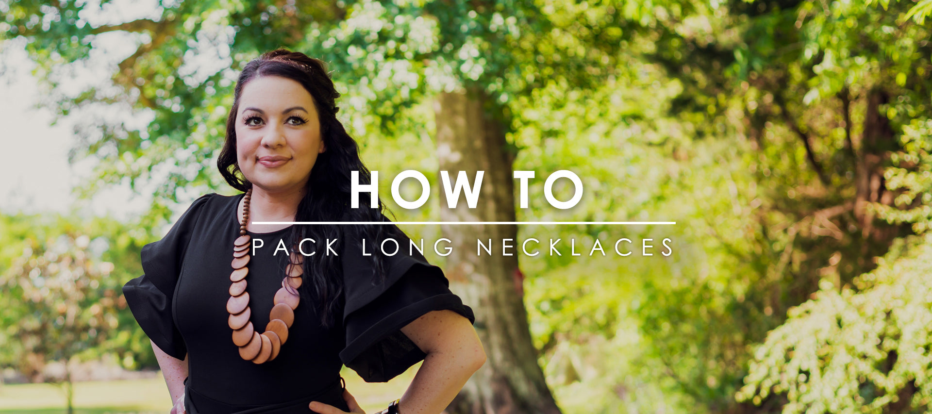 How to Travel with Long Necklaces